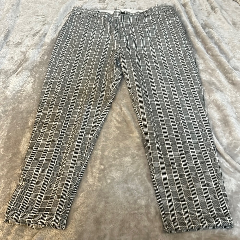 Zara plaid ankle pants